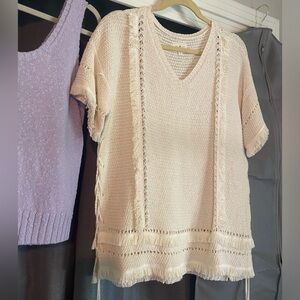 Lou&Grey Ivory Knit top